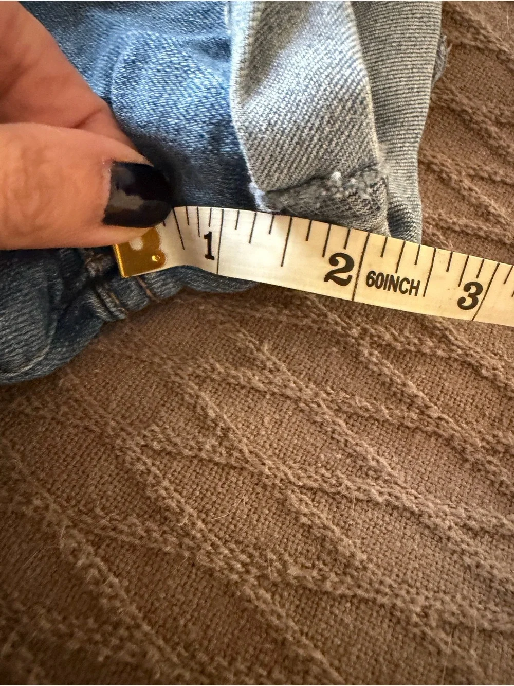Refuge Medium Blue Denim Shorts with Classic Stitching